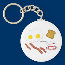 Good Morning Keychain keychains
