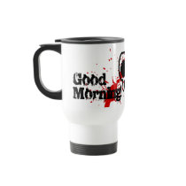 Good Morning! skully mug