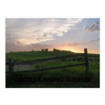 GOOD MORNING SUNRISE postcards