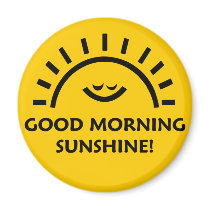 Good morning sunshine magnets by pixelholic Good morning sunshine magnets