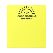 Good Morning Sunshine Scratch Pad