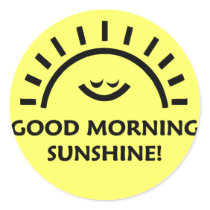 Good morning sunshine stickers