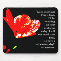 "Good morning! This is God" Mousepad by Cat875 "Good morning! This is God" Mousepad
