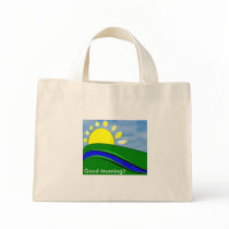 Good Morning Tote bags