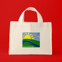 Good Morning Tote bags