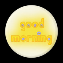 Good Morning Yellow magnets
