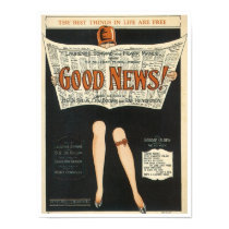 Good News! Vintage Songbook Cover posters