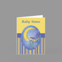 Good Night Birth Announcement cards