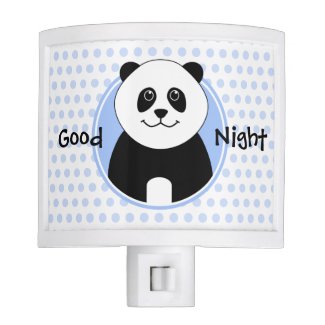 Good night panda blue spots
