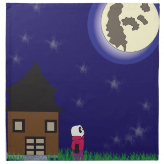 Good Night Panda Napkin