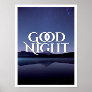Good Night Posters | Zazzle