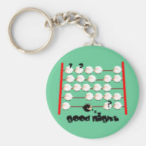 good night sheep keychains