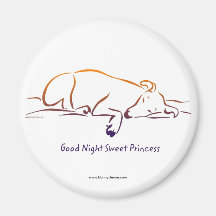 Good Night Sweet Princess magnets