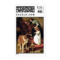 Good Night - with St. Bernard Stamp