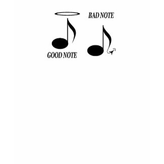 good note bad note version 1 shirt