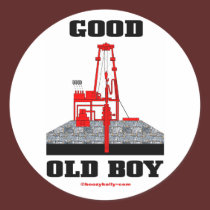 Good Old Boy, Oil Field Sticker by boozykelly Good Old Boy, Oil Field Sticker