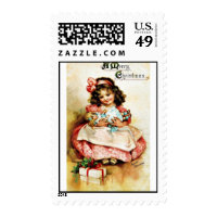 Good Old Christmas Postage Stamp