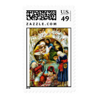 Good Old Christmas Postage Stamps