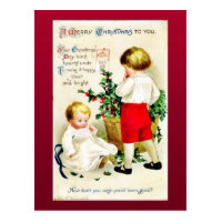 Good Old Christmas Postcard