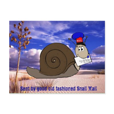 Good Old Fashioned Snail Mail Post Cards by akiliking