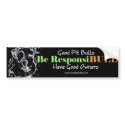Good Pit Bulls bumper sticker bumper stickers