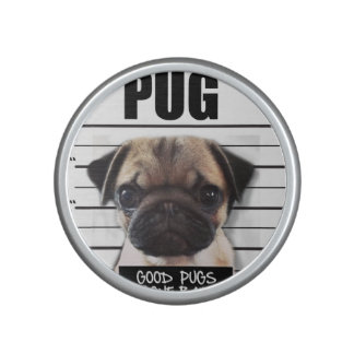 pug bluetooth speaker pug speakers zazzle pug bluetooth speaker pug speakers zazzle
