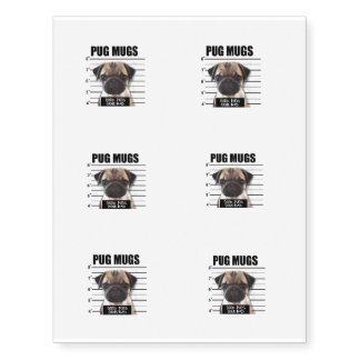 pug temporary tattoos pug temporary tattoos zazzle pug temporary tattoos pug temporary tattoos zazzle