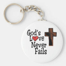 Good ' s love never fails keychain