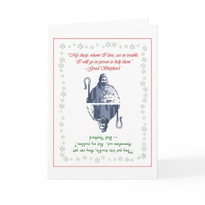 Good Shepherd / Christmas Card 2006 by qshirts