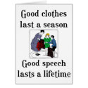 Good Speech School Saying cards by AngelCityArt Good Speech School Saying cards