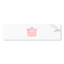 good sport bumper stickers