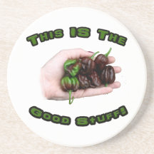 Good Stuff Chocolate Habanero Hot Pepper Design Coaster