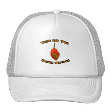 Good Stuff Single Habanero Hot Pepper Design Trucker Hat