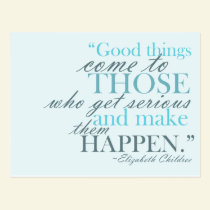 Good Things Come Motivational Postcard postcards