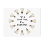 Good Time Badminton Post Card
