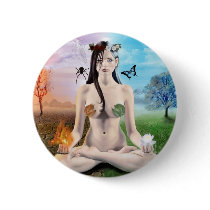 Good vs Evil- Goth Goddess Buttons
