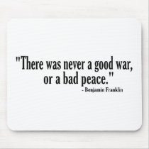 Good War Bad Peace Mouse Mat