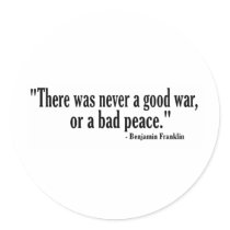 Good War Bad Peace Stickers