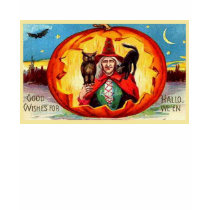 Good Wishes for Halloween, Owl, Witch, Cat, Bat t-shirts by vintagehalloween Good Wishes for Halloween, Owl, Witch, Cat, Bat t-shirts