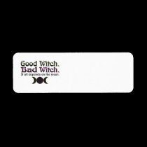 "Good Witch, Bad Witch..." Address Labels labels