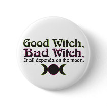 "Good Witch, Bad Witch..." Buttons