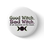 "Good Witch, Bad Witch..." Buttons