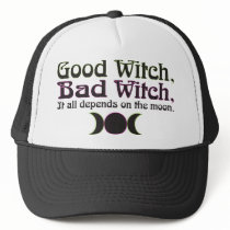 "Good Witch, Bad Witch..." Caps Mesh Hats