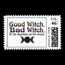 "Good Witch, Bad Witch..." Postage Stamps stamps