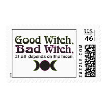 "Good Witch, Bad Witch..." Postage Stamps