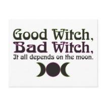 "Good Witch, Bad Witch..." Postcards