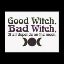 "Good Witch, Bad Witch..." Postcards