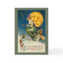 Good Witch Riding By - Halloween Card by dchaddad Good Witch Riding By - Halloween Card