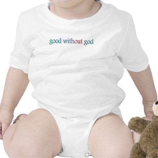 Good without god baby bodysuits