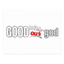 Good without god post card